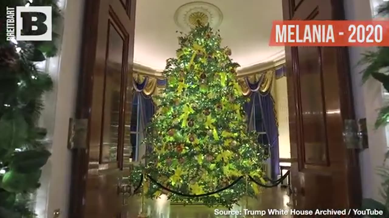 Trash V Class! Comparing Jill's Fever Dream White House Christmas to Melania's