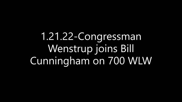 Wenstrup joins Bill Cunningham to discuss the first year of the Biden presidency