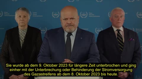 Der Ankläger des Internationalen Strafgerichtshofs