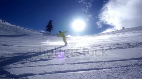 Snow skiing