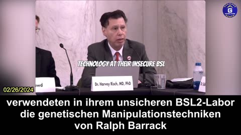 【DE】Harvey Risch: Das WIV COVID-19 Virusleck ist ein Produkt der Biowaffenindustrie