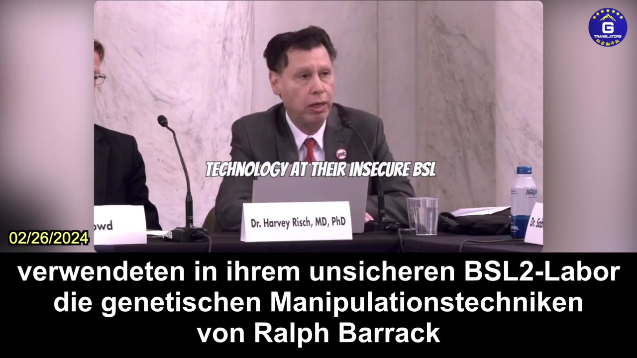 【DE】Harvey Risch: Das WIV COVID-19 Virusleck ist ein Produkt der Biowaffenindustrie