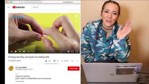 Making Terrible Hot Glue Crafts