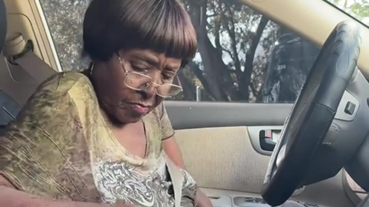 Granny is Excited to Drive - Funny Meme