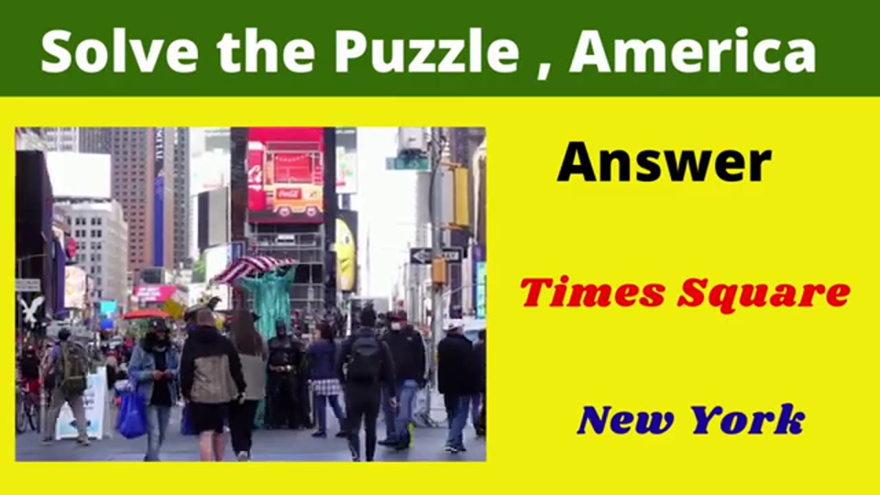 Guess the famous places in America