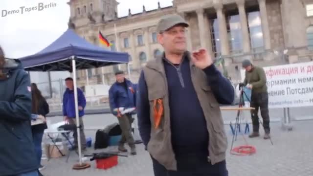 Einheit und Freiheit der Deutschen - Rüdiger Hoffmann am Reichstag 23.4.2022