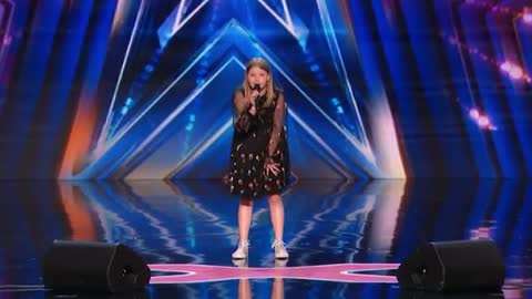 9-Year-Old Harper Screams "Holy Roller" and Shocks the Judges | AGT 2022