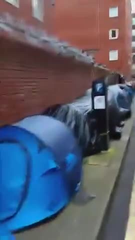 IRELAND - A migrant homeless ghetto in Dublin City Centre