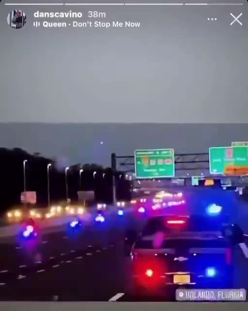 President Trump motorcade headed home after Orlando CPAC