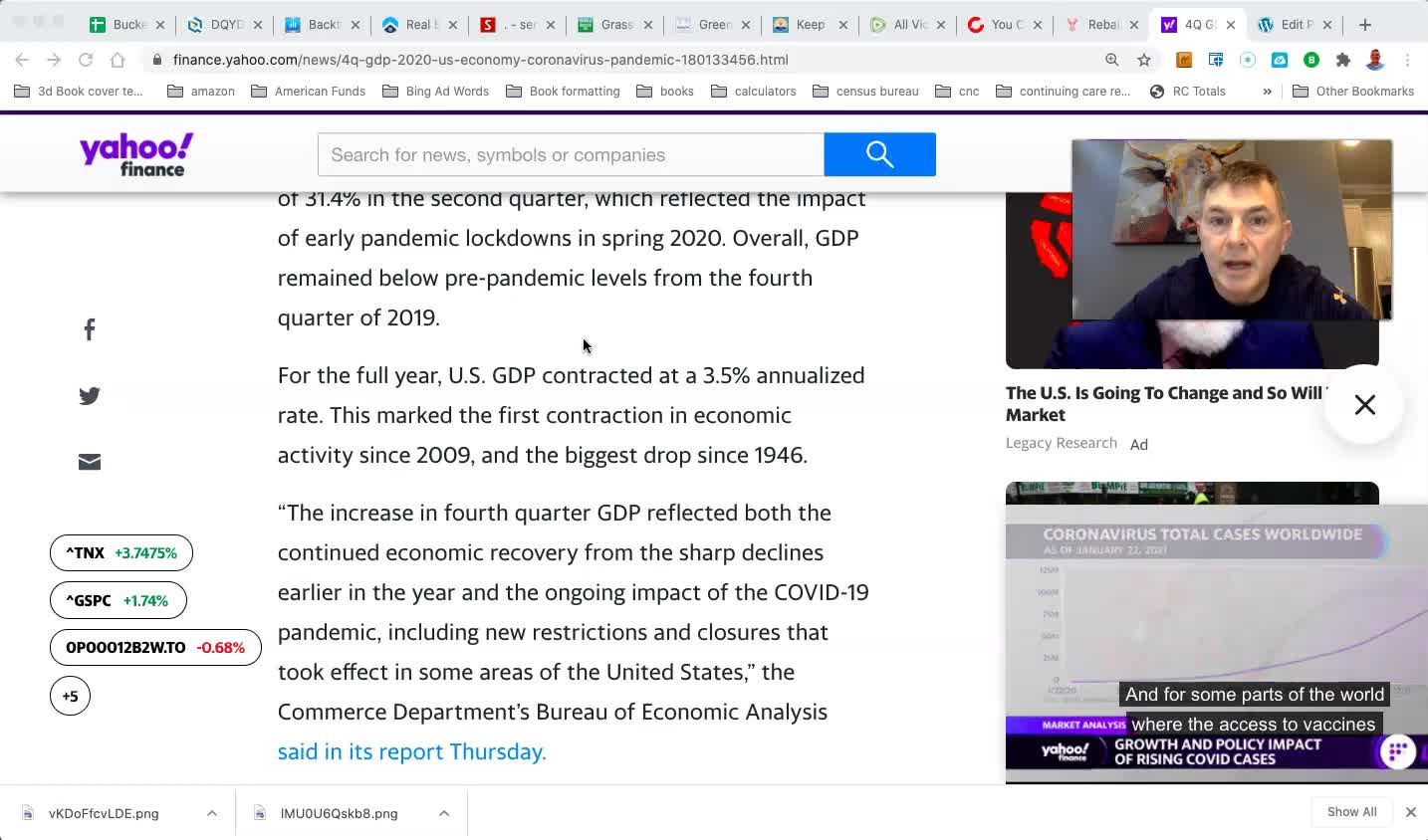 GDP Fell by 3.5% in 2020