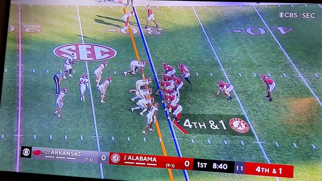 ALABAMA 3 VS ARKANSAS 0