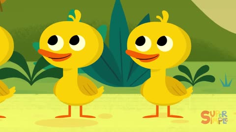 Five Little Ducks | Kids Songs | Super Simple Songs