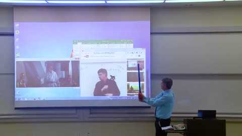 APRIL FOOLS DAY PRANK - Math Professor Fixes Projector Screen