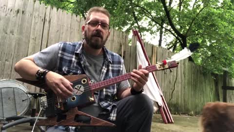 Jesus Chrysalis Cigar Box Guitar: In Memoriam Encore