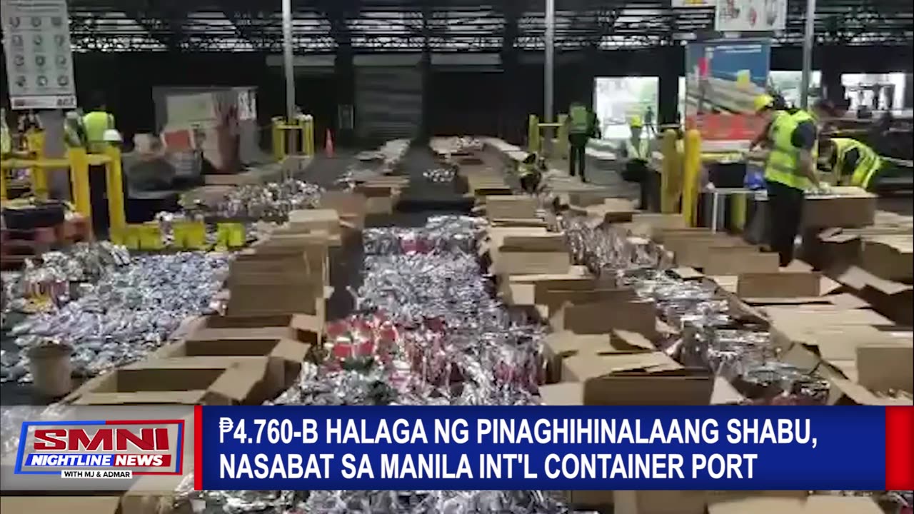 ₱4.760-B na halaga ng pinaghihinalaang sh*bu, nasabat sa loob ng Manila International Container Port