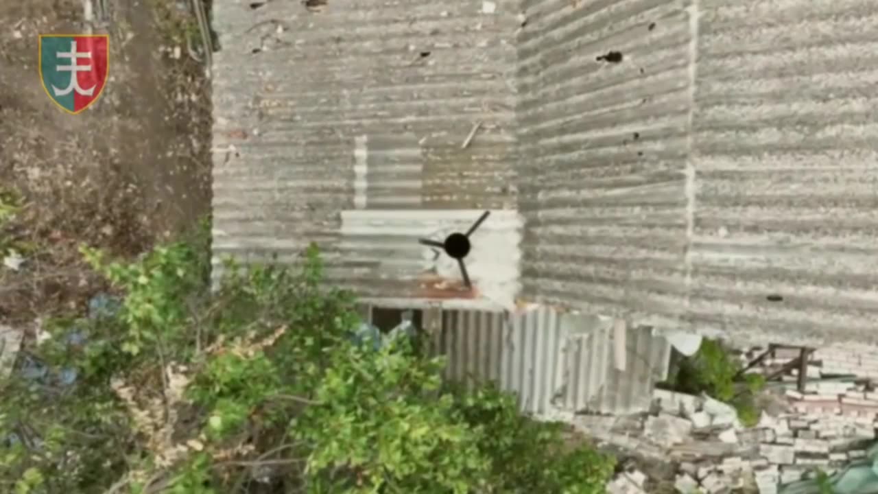 Perfect Drop of a Grenade into a Chimney Pipe