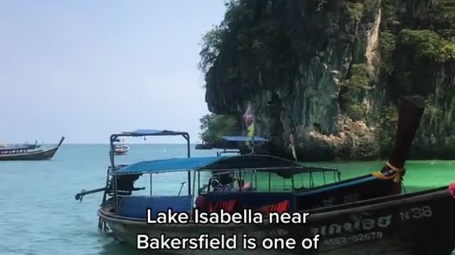 N38Lake Isabella near Bakersfield is one of California's best kept secrets!!