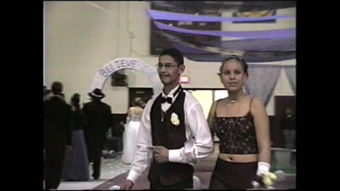 2000-01 WPHS Vids 090 Prom 056 Grand March Couple 29 by Glenn Strader