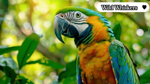 Vibrant Feathers: Colorful Bird World in 4K | Amazon Rainforest