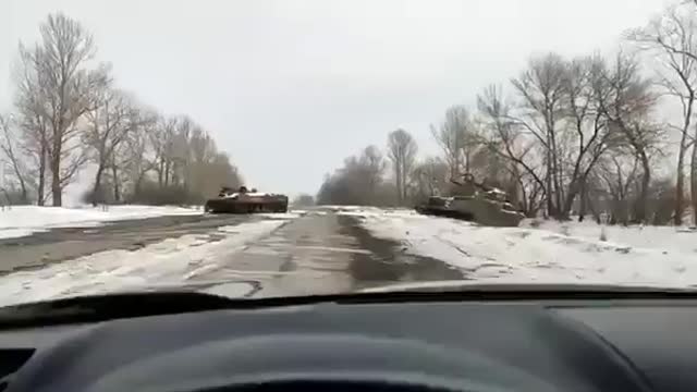 Russian convoy destroyed!!