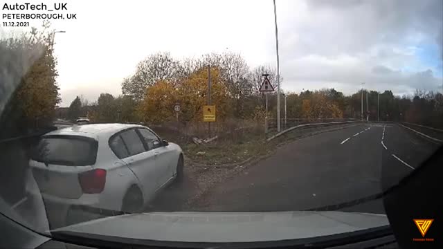 Watch out for the driver of the white BMW 11.12.2021 — PETERBOROUGH, UK