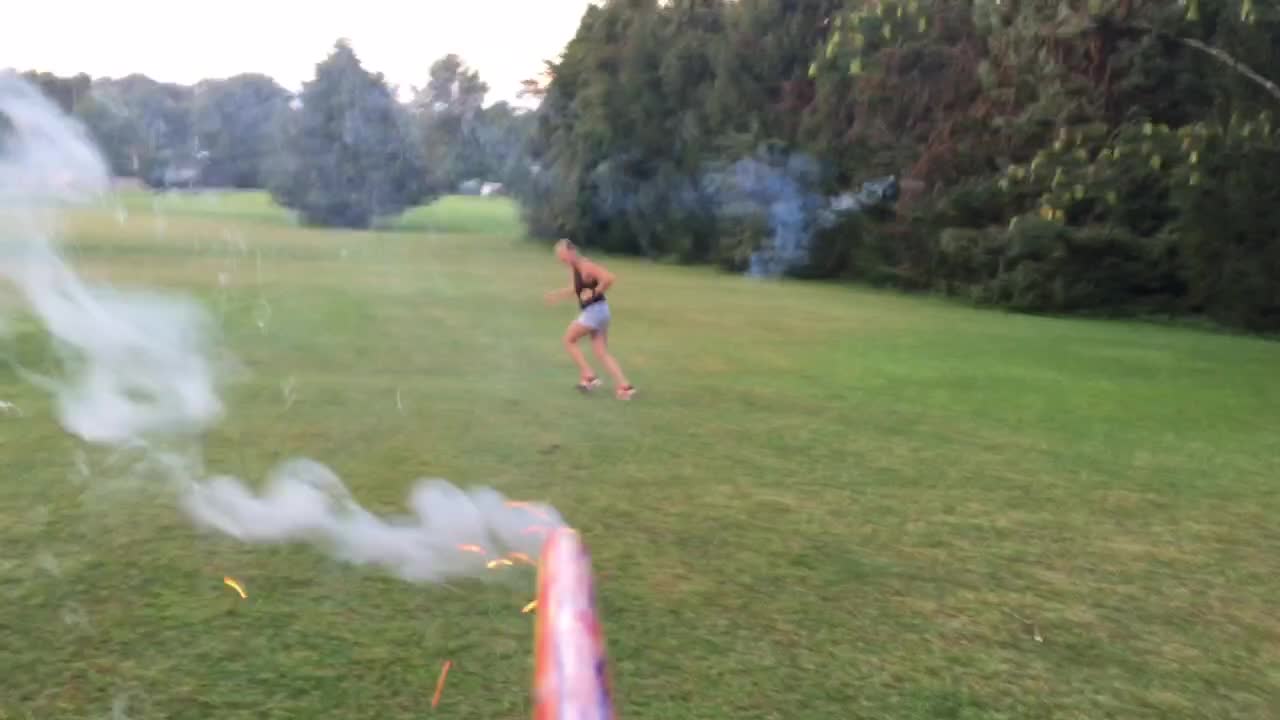 Agility Training with Fireworks