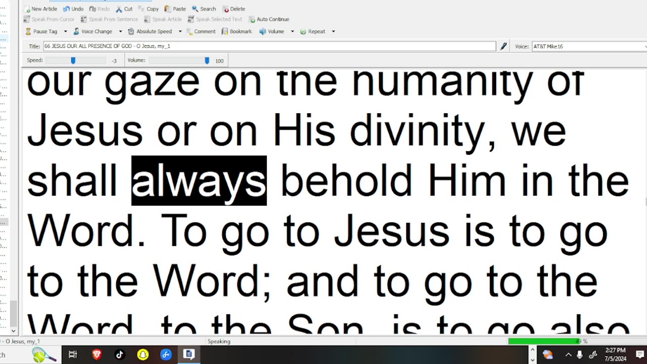 66 JESUS OUR ALL