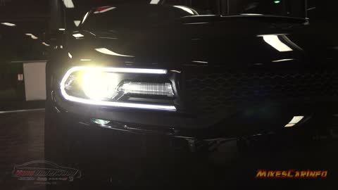 2017 Dodge Charger Hellcat Night Scenes
