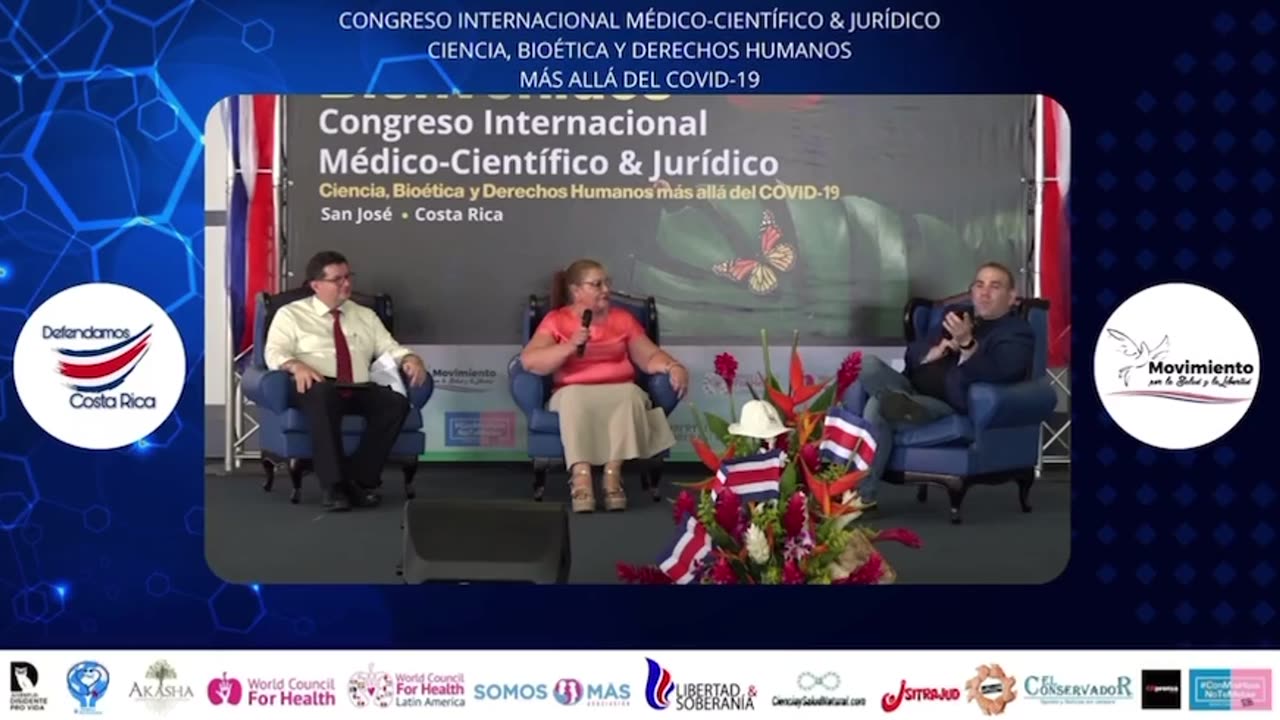 Lic Arcelio Hernandez, Sonia Sandi y Marco Albertazzi Conversatorio Legal