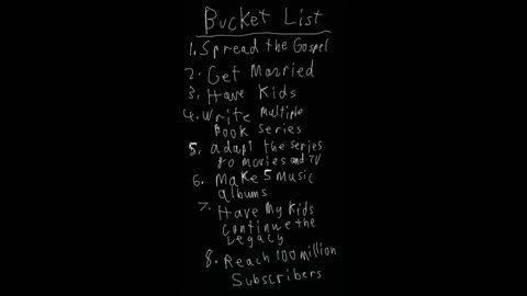 Bucket List