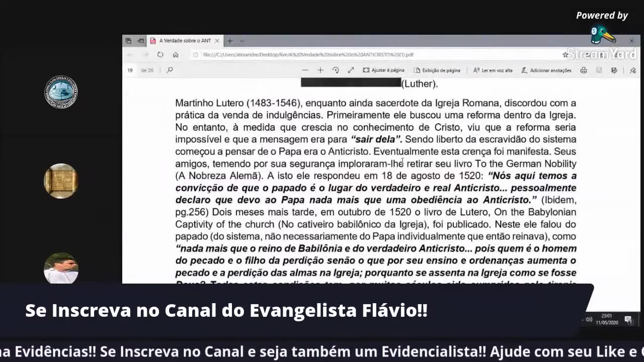 Canal EvidĂȘncias - smnHx0_qLqY - A VERDADE SOBRE O ANTICRISTO E O SINAL DA BESTA! P02!!