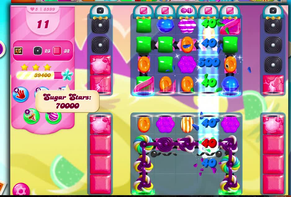 Candy Crush Level 8599 (No Boosters) released 1/21/21