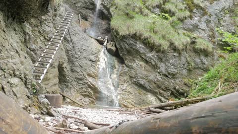 Slovak Paradise National Park Waterfall -