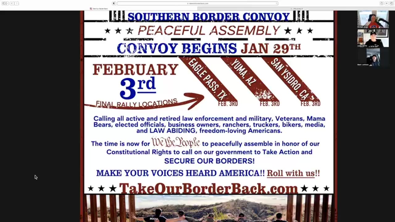 TAKE OUR BORDER BACK CONVOY