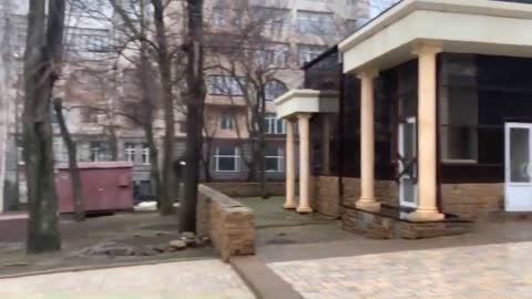 Air Raid Sirens Going Off in Donetsk Earlier Today