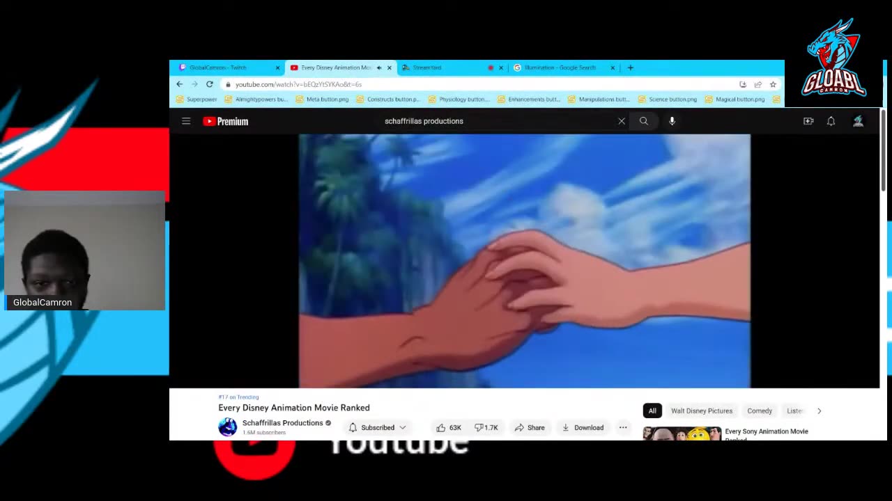 Reaction to Every Disney Animation Movie Ranked by Schaffrillas Production