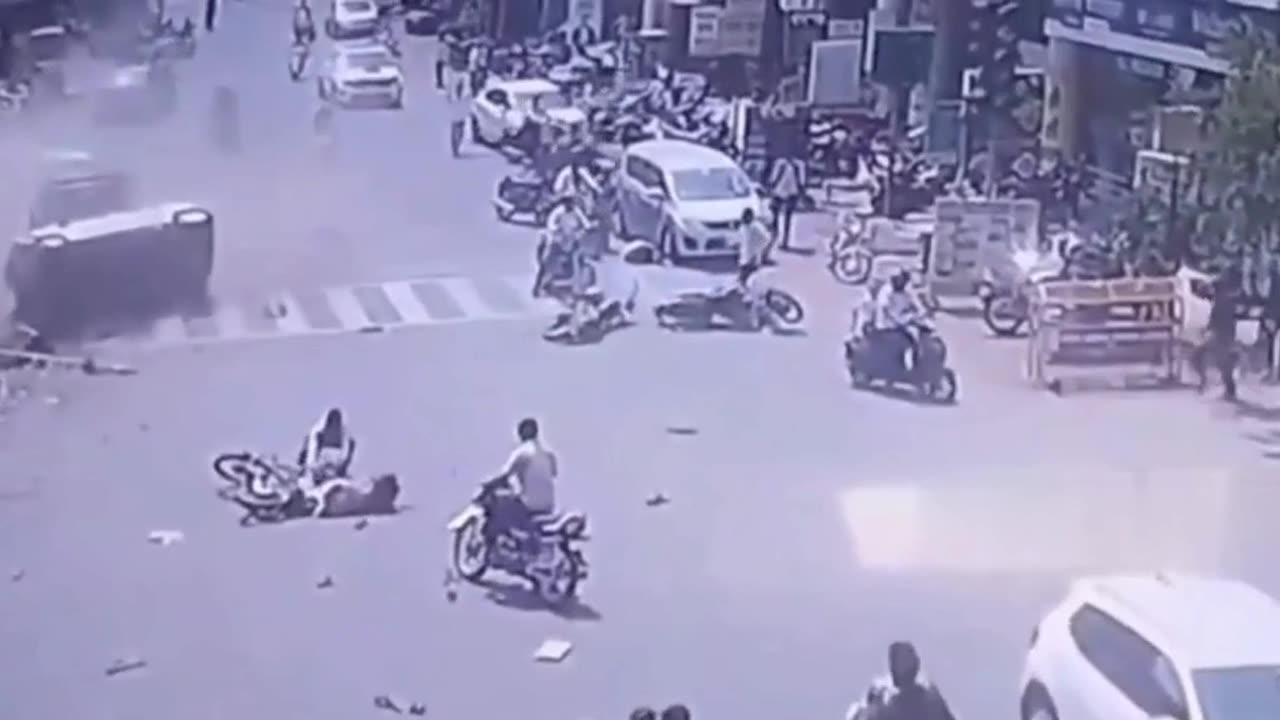 Heartattack causing accident