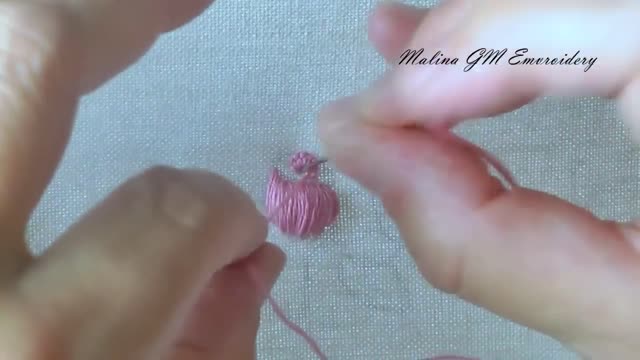 Embroidery: What is the embroidery of the three-dimensional little rose? Part 5.