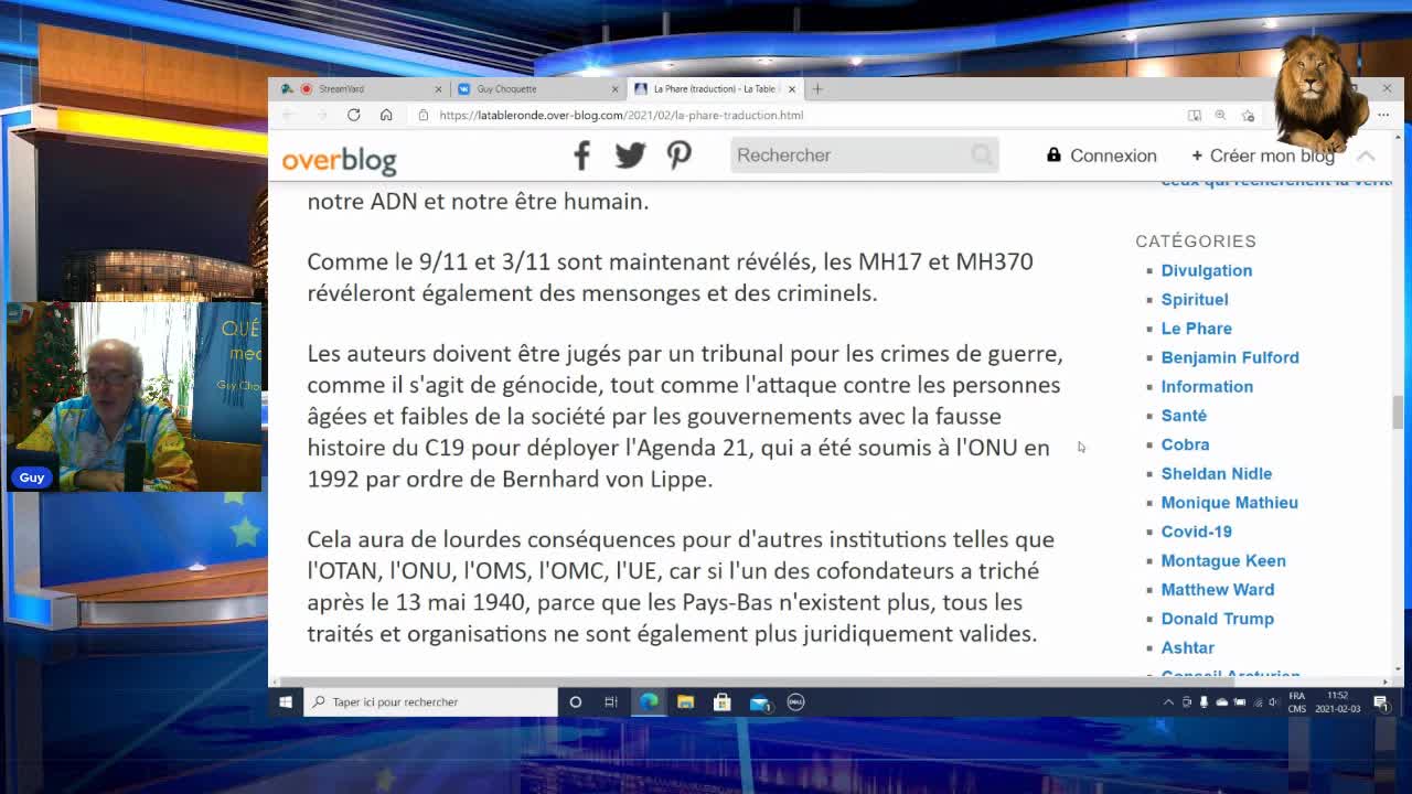 Actualités 3 Février 2021