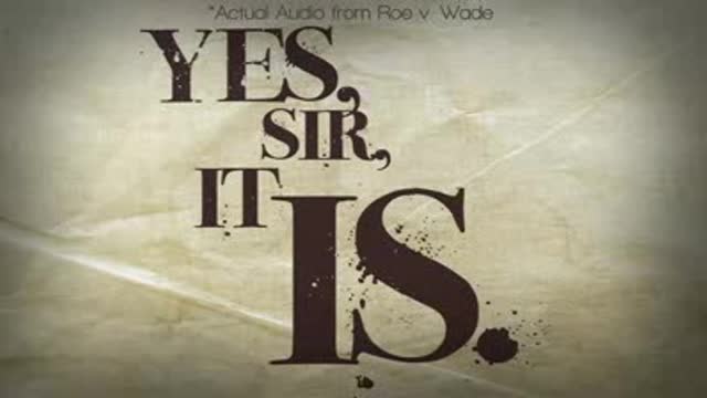 Actual Audio from Roe v Wade challenging if a baby is a person