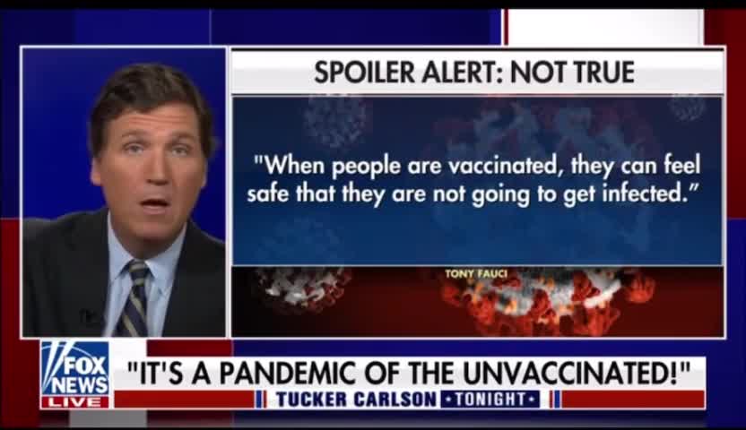 Update from WH on Tucker: Biden has Covid AGAIN, calls himself Vice President!!