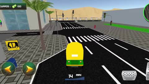 Tuk Tuk Auto Rickshaw_ Driving Simulator Game _ Android Gameplay