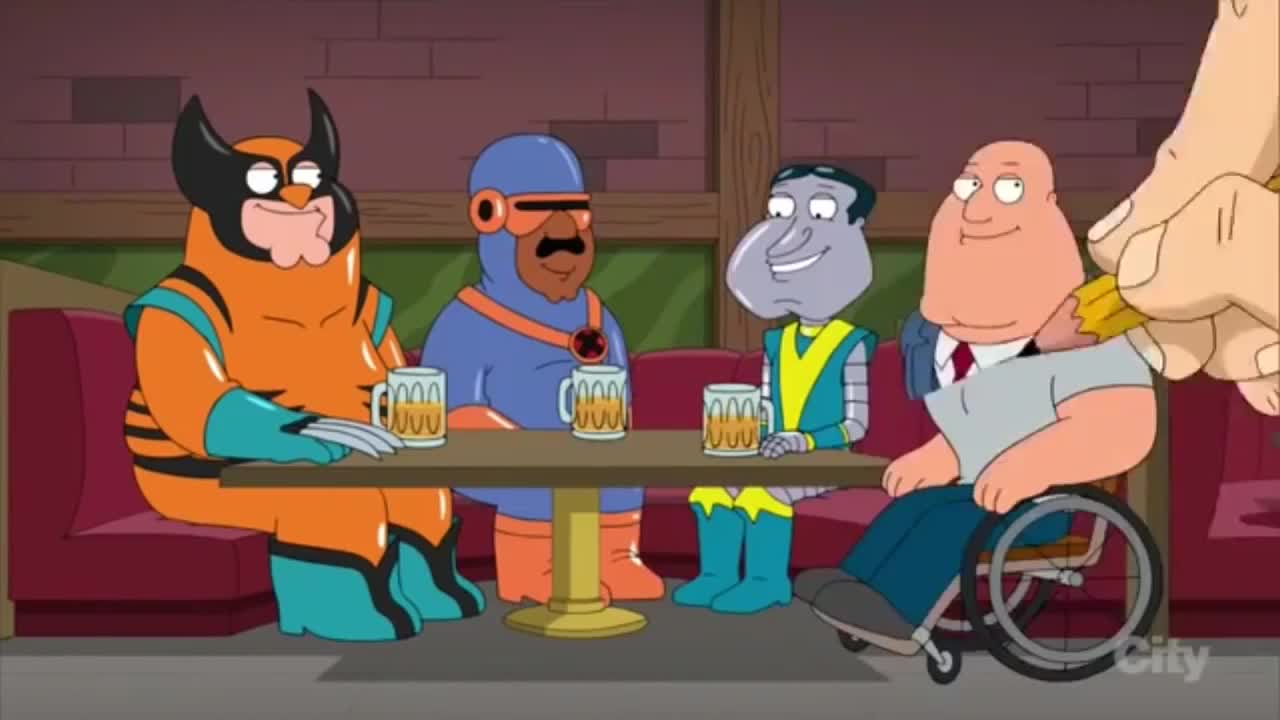 Funny moment Peter and gang X-Men