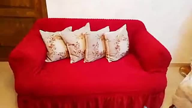 sofa cover installation