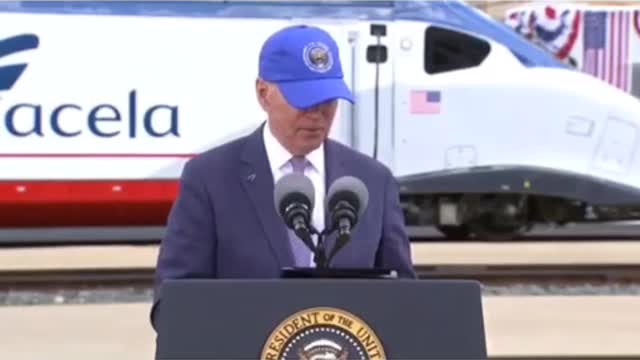 Joe Biden got lost in the middle of his story