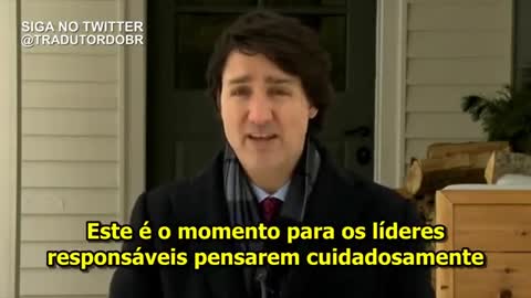 "Primeiro-ministro do Canadá, Justin Trudeau"