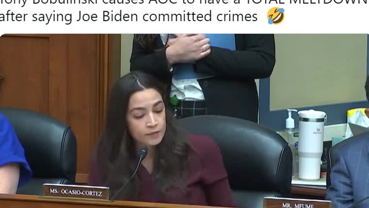 Tony Bobulinski causes AOC to have a TOTAL MELTDOWN after saying Joe Biden committed crimes