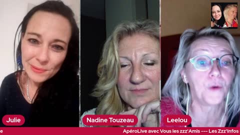 ApéroLive avec Vous les Zzz'Amis 11/04 & ACTUS partage avec Nadine Touzeau, Julie & Leelou