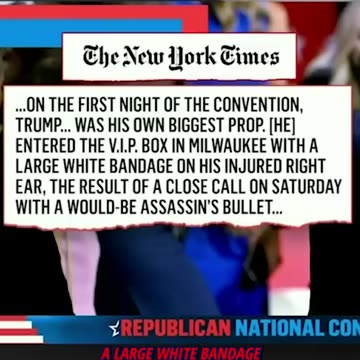 The bandage was a prop?