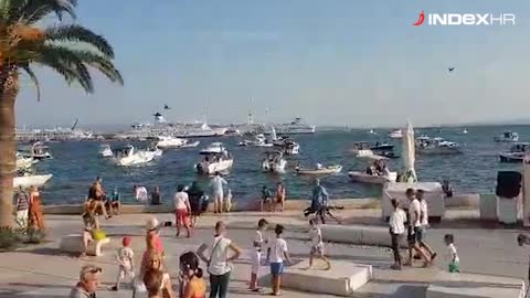 U splitskoj luci brodice za Oliverov ispraćaj